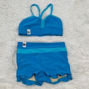 ❤️ Simply Be Dancewear My Girl Shortie & BeInfinite Zip Line Top YM (9/10)